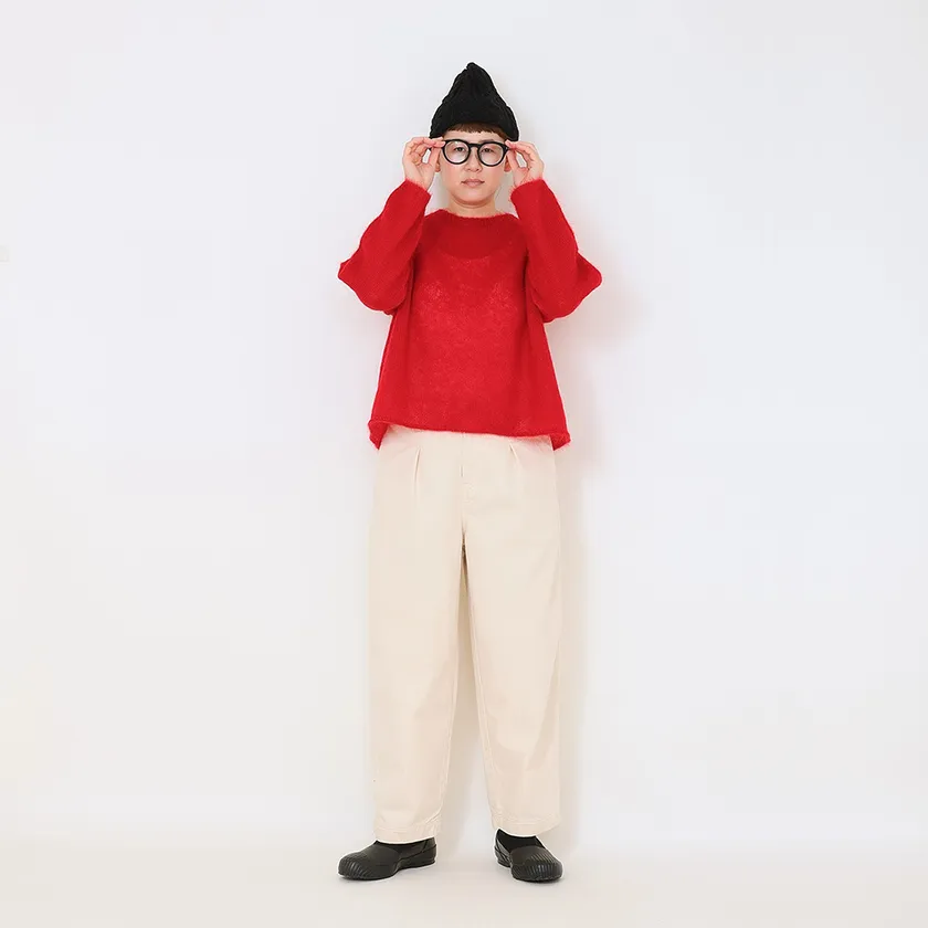 キッドモヘヤリラックスニット