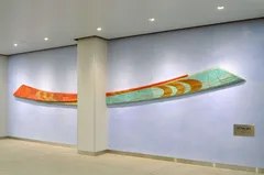 とうきょうスカイツリー駅陶板レリーフ「TO THE SKY」