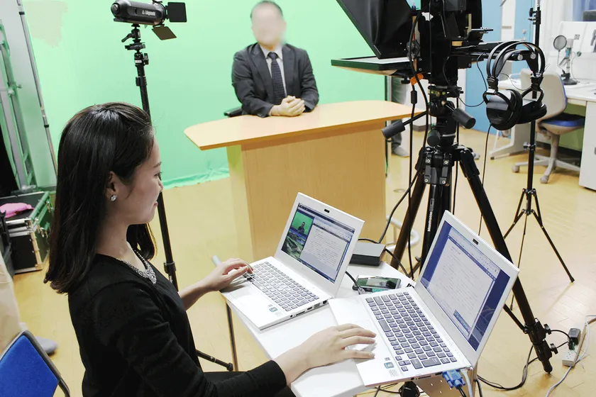 カメラプロンプター使用イメージ2