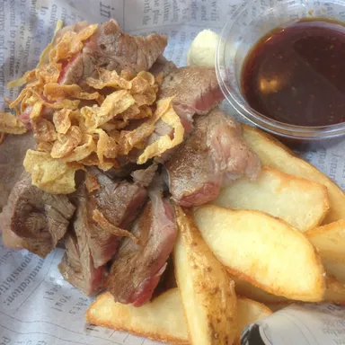 新メニュー　チャックアイロールステーキ