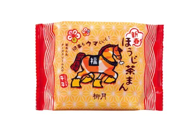新春ほうじ茶まん パッケージ