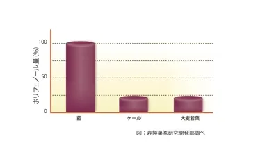 「藍」のポリフェノール量