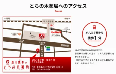 とちの木薬局へのアクセス