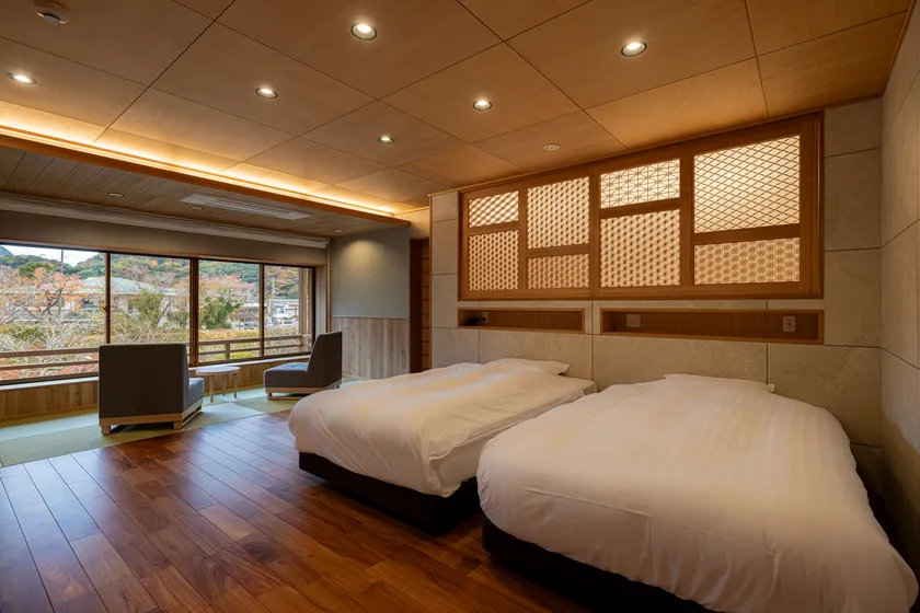 【メゾネット】露天風呂付スイート 和洋室