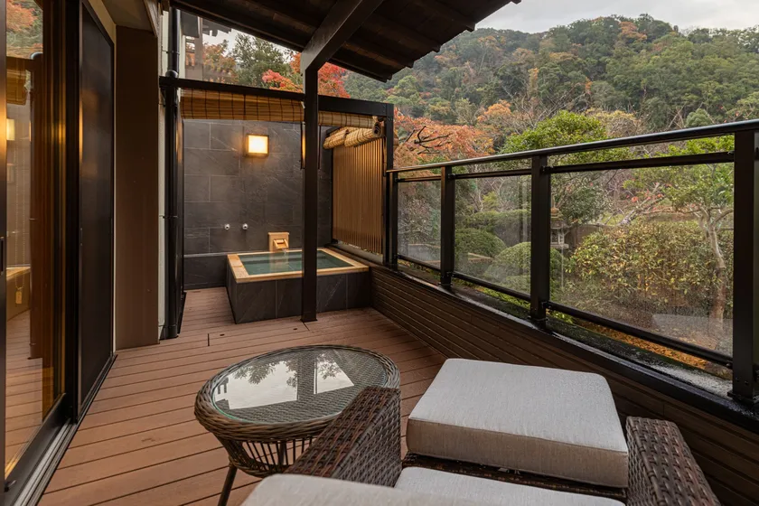 【メゾネット】テラス・露天風呂