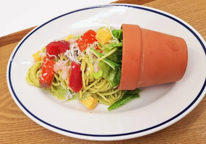 きらめく海のツリーパスタ