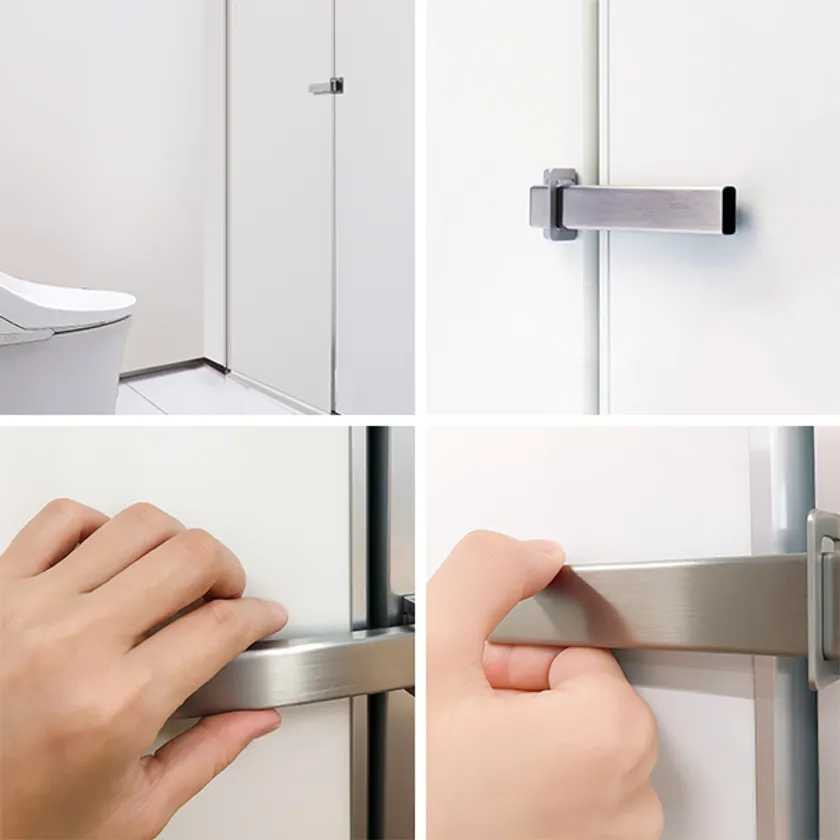 触れたくないトイレの扉や錠