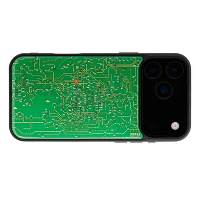 FLASH 関西回路線図 iPhone 17 Pro Maxケース　緑
