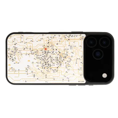 FLASH 関西回路線図 iPhone 17 Pro Maxケース　白