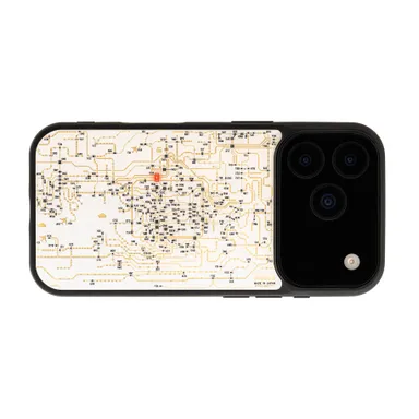 FLASH 関西回路線図 iPhone 17 Proケース　白