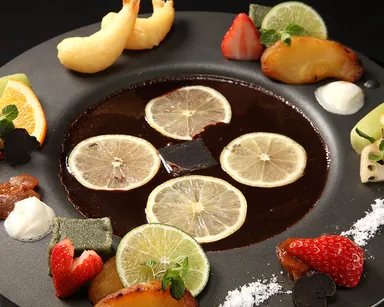 塩レモンチョコフォンデュ 3