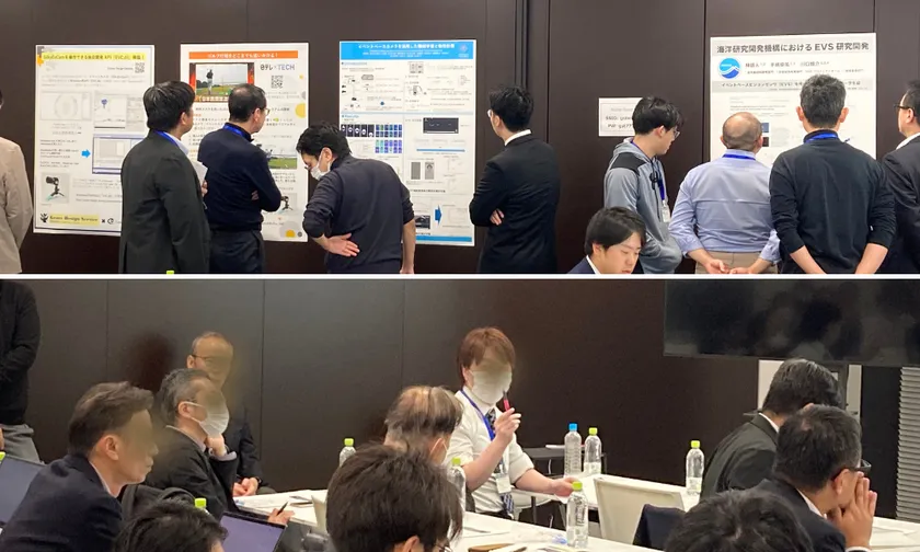 会場内ポスター掲示・Q&Aセッションの様子