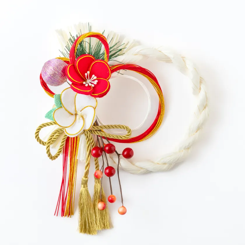 くすみ色モダン飾り リースくすみホワイト