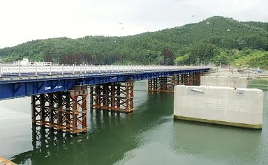 仮設橋梁による災害対応事例(プレガーダー(R)橋/東日本大震災/気仙大橋)
