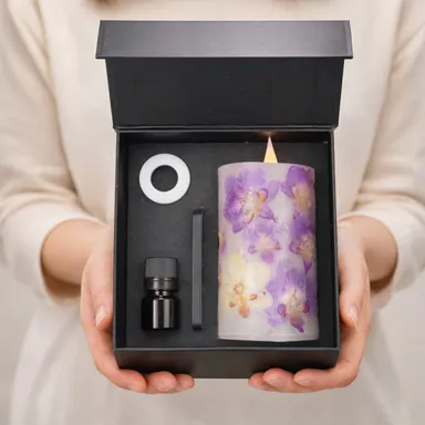 胡蝶蘭LEDキャンドル ボックス入り