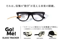 2026年正式公開のスマートグラス(ディスプレイ表示は異なる場合があります)