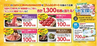 旭物産「冬のお宝探しキャンペーン」_賞品コース