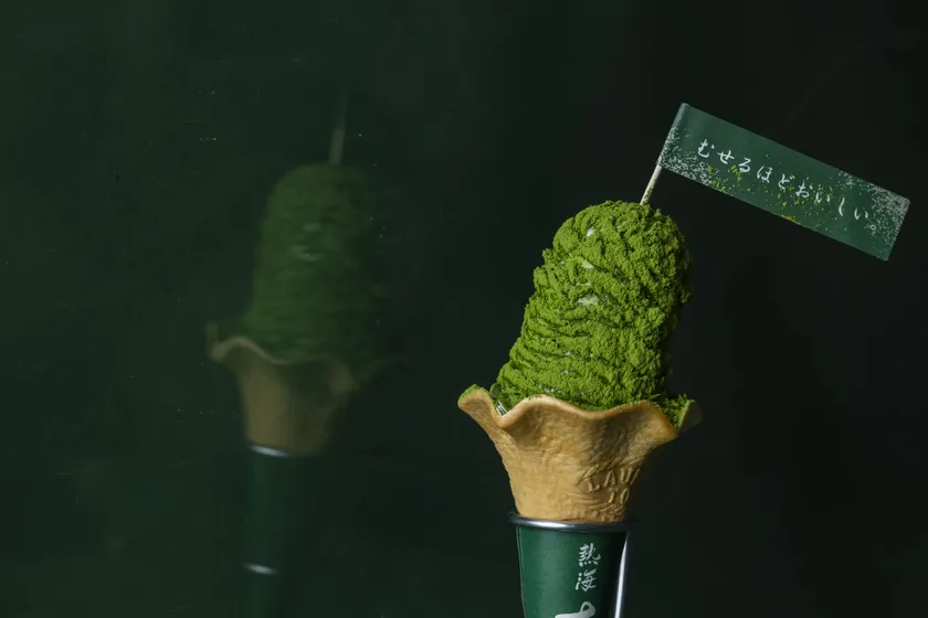 圧倒的な濃さ!“むせるほど美味しい”お濃茶モンブランソフト