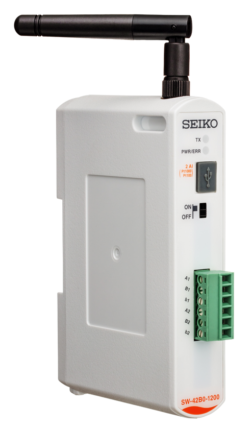 バッテリ寿命10年、測温抵抗体の温度データを無線送信するリモートI/Oノードを販売