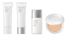 『UVカット30＜ライトベージュ＞』『UVカット50＜ティントベージュ＞』 『UVカットミルク50+』『UVカットプレストパウダー50+＜ナチュラル＞』