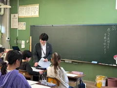 感謝の気持ちを手紙に　特別授業