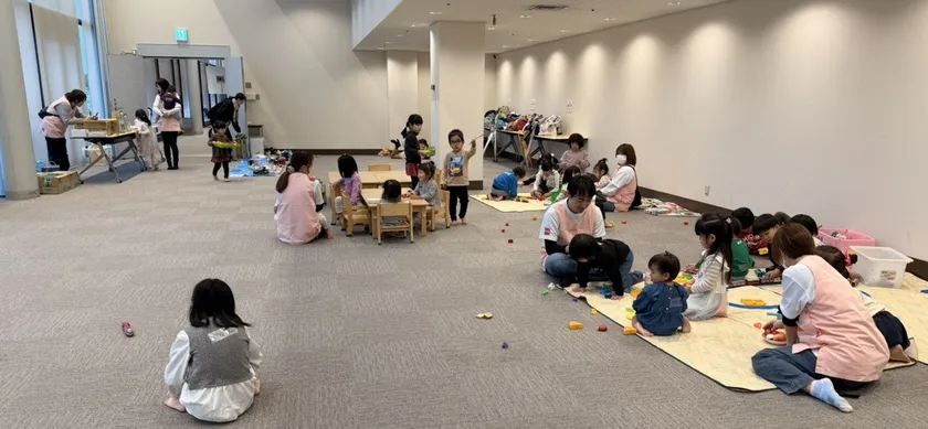 横浜マラソン開催中に託児サービスを実施