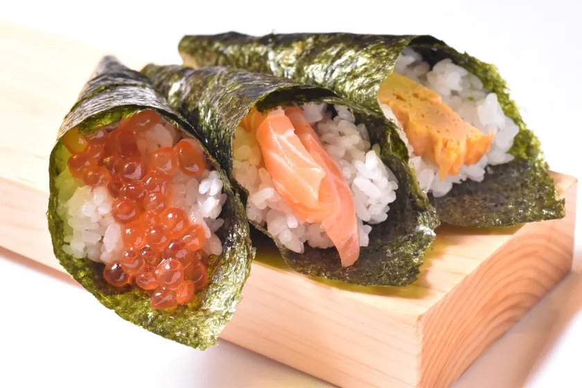 NEW　板前手巻き寿司お子様3本セット