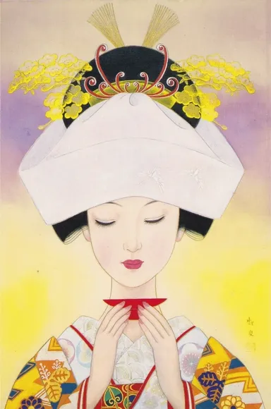 蕗谷虹児の代表作「花嫁」