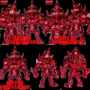 (14)4573521315725 KUFC 03 悪魔将軍 原作 赤原作 メッキ プレミアムグレード PT01