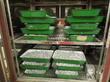 中性化促進試験装置内でCO2を吸着