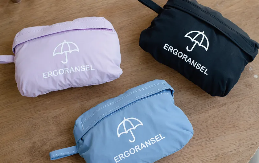 レインカバー折り畳み時