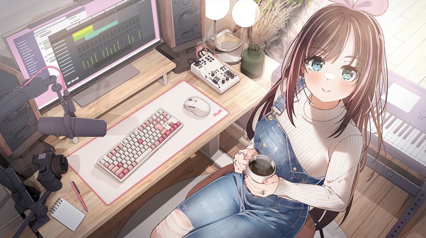 KizunaAIの世界観を表現した
初のコラボゲーミングキーボードが登場　
本日2025年12月23日(火)より予約開始