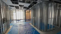 施工中の新オフィス(会議室)