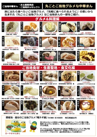 ご当地中華まん(食材)