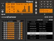 SOUND Canvas スキン(iPad用画面)