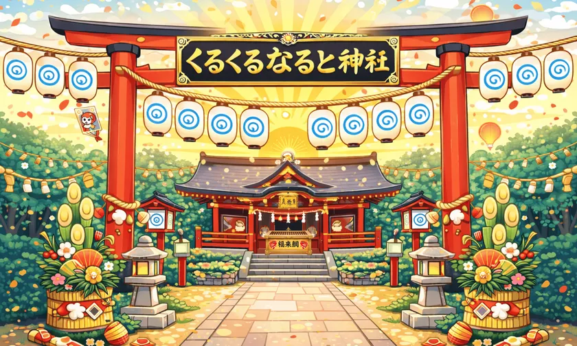 くるくるなると神社