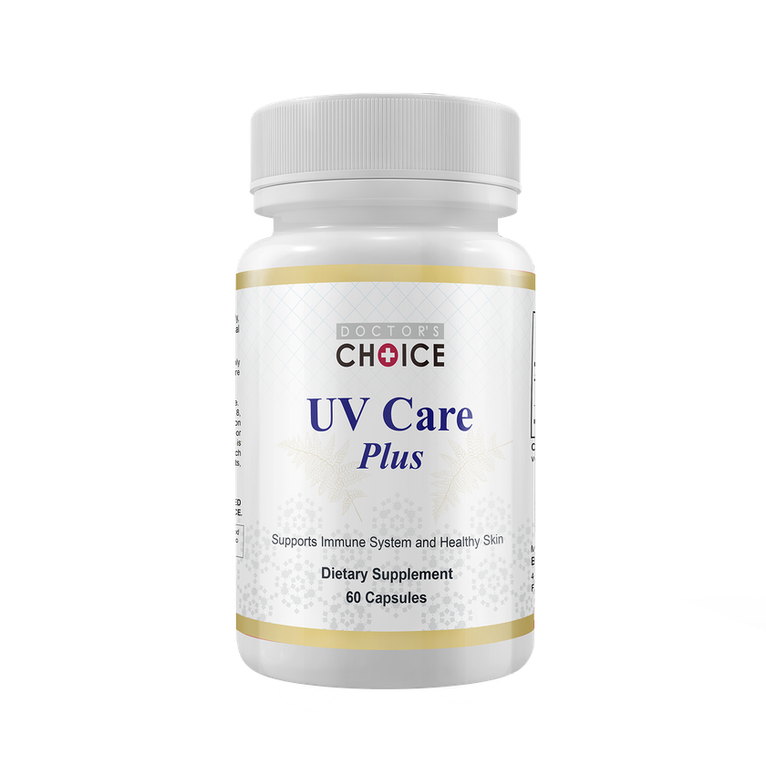 吸収効率を考え、グルタチオン生成をサポートする成分へ刷新！
ドクターズチョイス「UVケアプラス」リニューアル発売