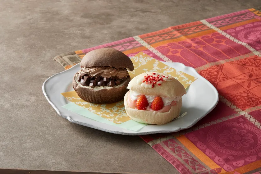 【みんなの大ぱん】「3種のチョコのショコラパン」「いちごミルクパン」