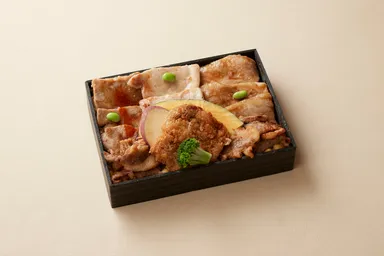 【掛村】「夢の大地4元豚食べ比べ弁当」