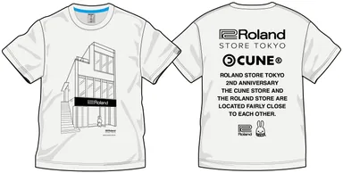 Roland Store Tokyo × CUNE T-Shirt (WHITE)デザインイメージ