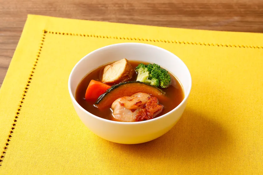 「ベル食品監修 チキンと野菜のスープカレー」