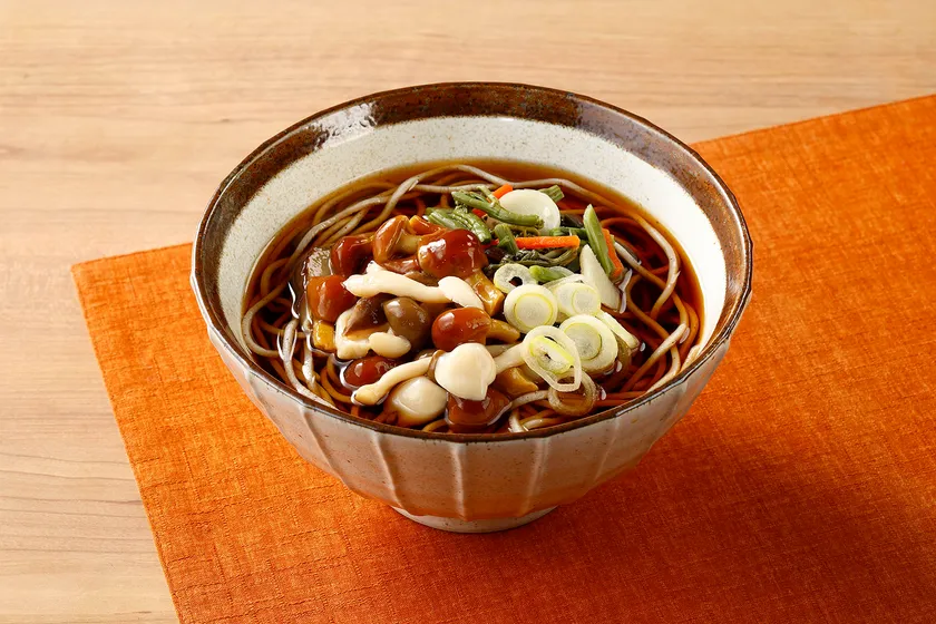 「きのこ王国　きのこ山菜そば」