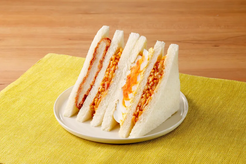 あんスパ風サンド(トンカツ&たまご)