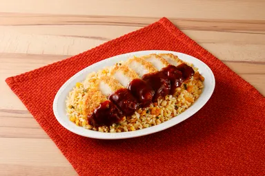 デミカツチャーハン！