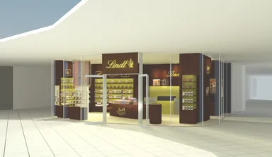 リンツ ショコラ カフェ 横浜ベイクォーター店　パース図