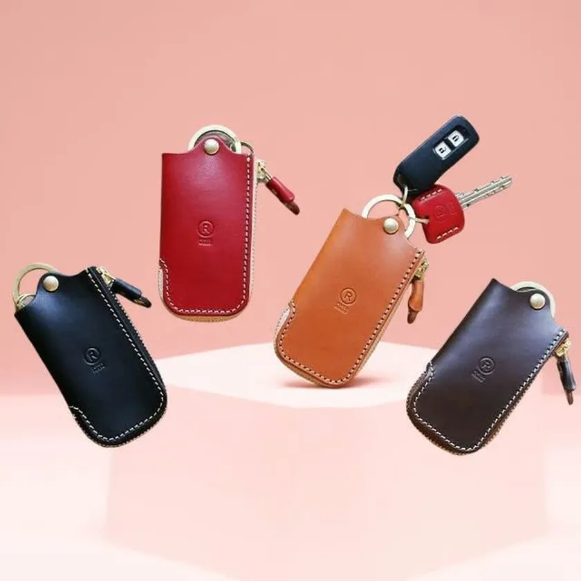 レザーZIPキーケース