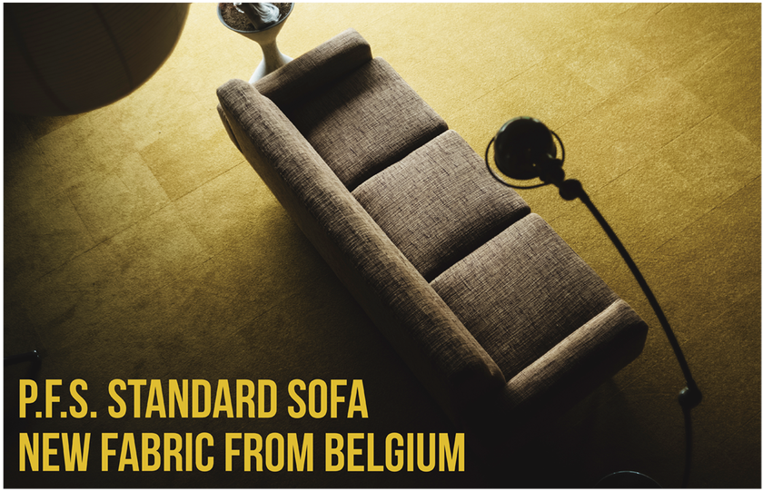 P.F.S. STANDARD SOFAにベルギー製新ファブリック
「CGT MALT BROWN」が登場