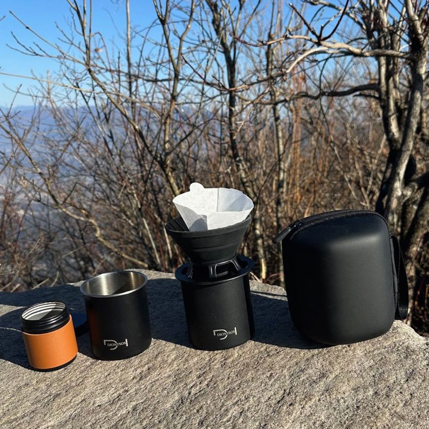 どこでも本格コーヒー体験を
「DIONYSOS携帯コーヒーセット」2025年12月登場