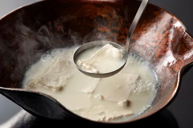 佐賀和牛のしゃぶしゃぶと豆乳鍋