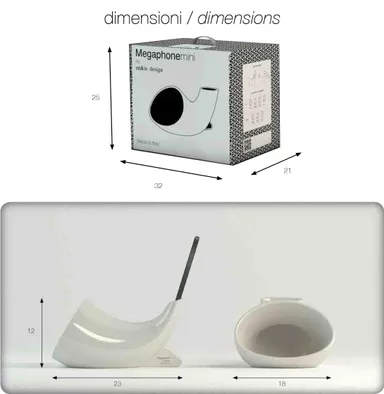Megaphone mini　製品サイズ